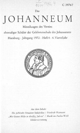 Jahrgang 1972 - Heft 4