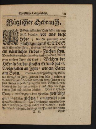 Nützlicher Gebrauch.