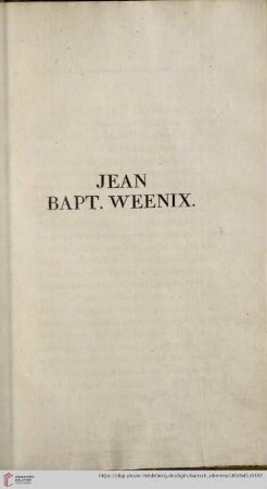 Jean Bapt. Weenix