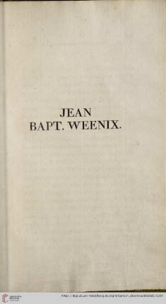 Jean Bapt. Weenix
