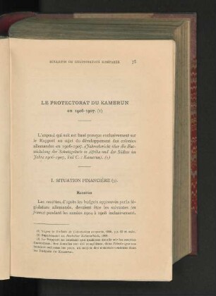 Le Protectorat Du Kamerun.