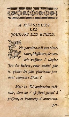 Neues Kriegsspiel, oder verbessertes Schachspiel : = Le jeu de la guerre, ou raffinement du jeu des echecs