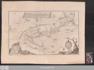 Plan tres exact de la Bataille que L'armeé Saxonne et L'armeé Prussienne se donnérent auprés de Kesselsdorf le 15.e Decembre 1745