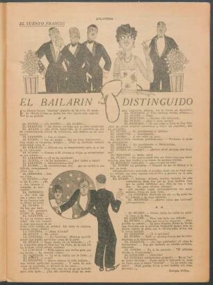 El bailarin distinguido : El cuento francés