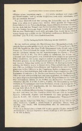 Die kartographische Schulung bei der Artillerie