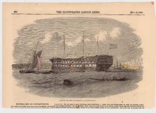 Hospital ship near the Seraglio, at Constantinople