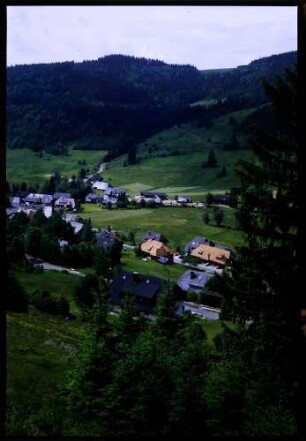 Menzenschwand: Hinterdorf von der Passstraße