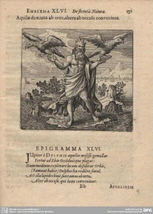 Emblema XLVI. De secretis Naturae.