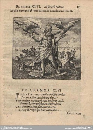 Emblema XLVI. De secretis Naturae.