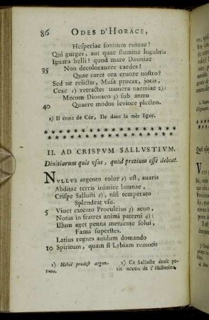 II. Ad Crispum Sallustium = II. A Salluste