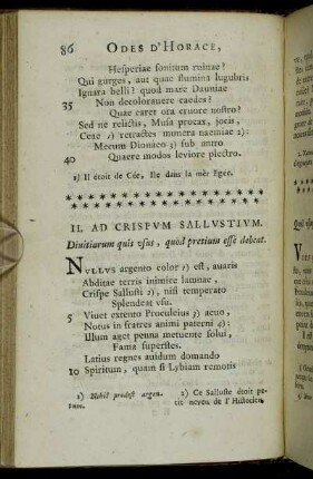 II. Ad Crispum Sallustium = II. A Salluste