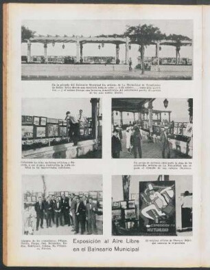 Exposición al aire libre en el Balneario Municipal