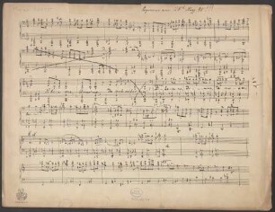 Kaiser Rudolfs Ritt zum Grabe, orch, a-Moll, Sketches - BSB Mus.ms. 22435 : [without title?]