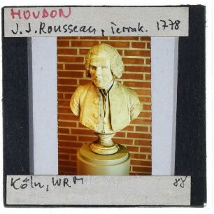Houdon, Büste von Jean-Jacques Rousseau