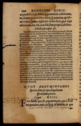 240-257, Caput XVIII.-XVIII.