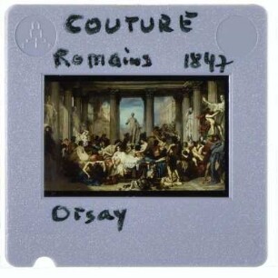 Couture, Die Römer der Dekadenz