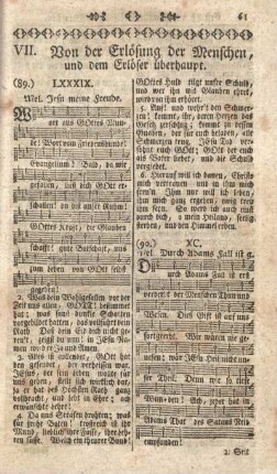 VII. Von der Erlösung der Menschen, und vom Erlöser überhaupt.