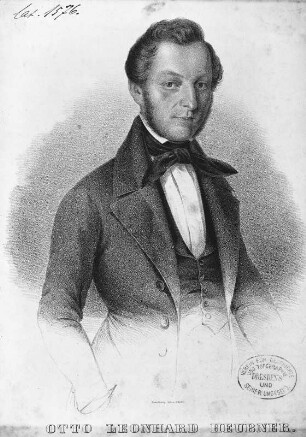 Bildnis des Rechtsanwaltes Otto Leonhard Heubner, Mitglied der provisorischen Regierung