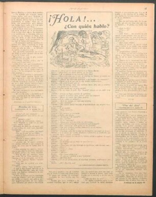 ¡Hola!... ¿Con quién hablo?