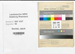 Entnazifizierung Jakob Bechtel , geb. 01.12.1885 (Beamter)