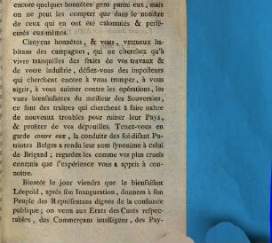 Avis Au Peuple Du Hainaut