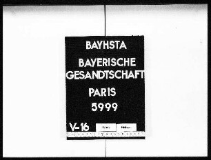 Die Übersendung statistischer Veröffentlichungen über die Industrie in Paris