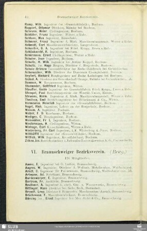 VI. Braunschweiger Bezirksverein.