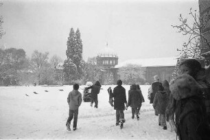 Wintereinbruch mit starkem Schneefall