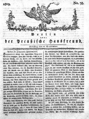 No. 78., 26. September 1809