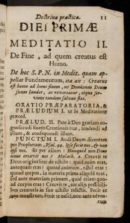 11-19, Meditatio II