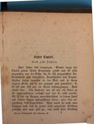 Die Literaten : socialer Roman, 2
