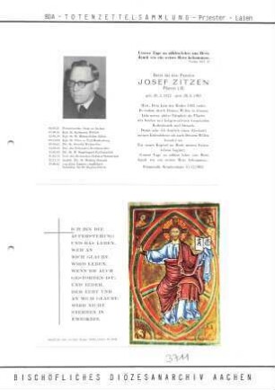 Zitzen, Josef