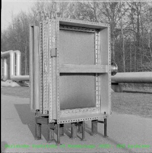 Filterkästen des Laboratoriums für Aerosolphysik und Filtertechnik II (LAF II)