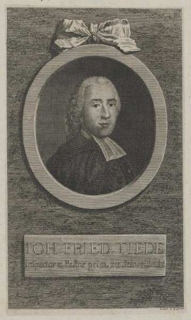 Bildnis des Ioh. Fried. Tiede
