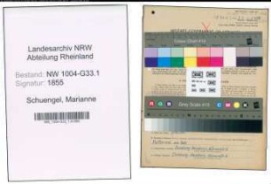 Entnazifizierung Marianne Schuengel , geb. 09.11.1907 (Studienraetin)