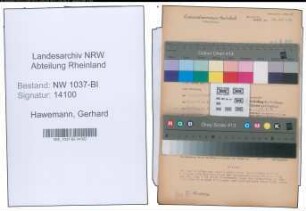 Entnazifizierung Gerhard Hawemann , geb. 10.06.1893 (Wiegemeister)