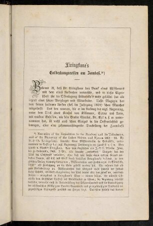 3-37, Livingstone's Entdeckungsreisen...