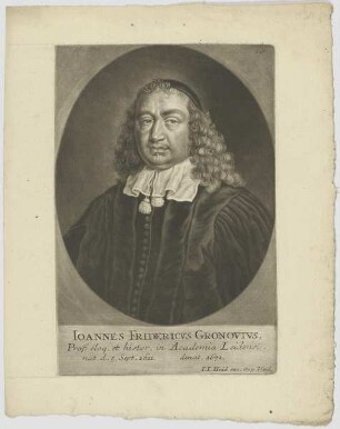 Bildnis des Ioannes Fridericvs Gronovivs