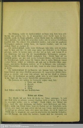 Boden und Klima