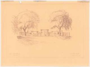 Ausstellungsgarten Jubiläums-Gartenbau-Ausstellung 1926, Dresden: Parktheater Ansicht 1:100