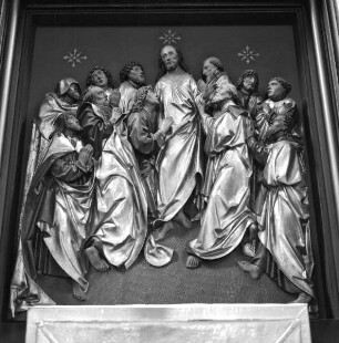 Hochaltar — Christus segnet die Apostel auf dem Ölberg
