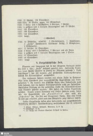9. Vorgeschichtliche Zeit