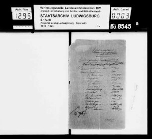 Zeitungen, Wochenblätter: v.a. Herausgabe, mehrere Oberämter betr. und Oberämter Besigheim, Brackenheim, Cannstatt und Esslingen
