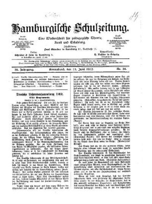 Deutsche Lehrerversammlung 1912 : Röhls Programmrede