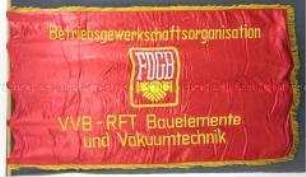 Fahne des Freien Deutschen Gewerkschaftsbundes