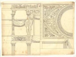 Röhrer, Karl; Dekor- und Ornamententwürfe - Wand- und Deckenornamente (Ansichten)
