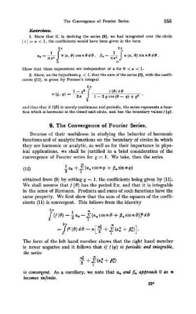 9. The Convergence of Fourier Series.