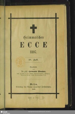 18.1897: Grimmaisches Ecce
