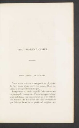 Vingt-septième cahier. Rosée. - Brouillards et nuages.