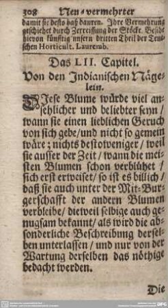 Das LII. Capitel. Von den Indianischen Nägelein.